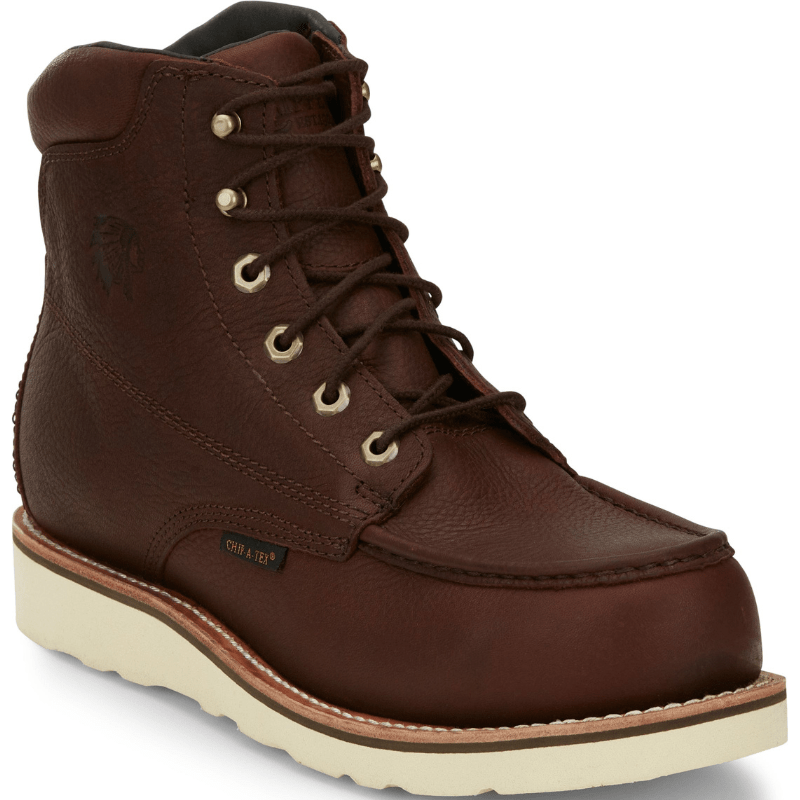 Justin 6 inch lace up work boots on sale