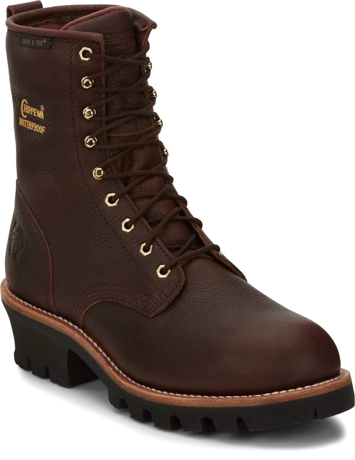 Men\'s Chippewa 73211 Logger Boots Size 9‎ EE Insulated Waterproof Brown New Men main image 3