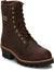Chippewa Boots Boots Chippewa Men's Paladin Briar Brown Waterproof Insulated Steel Toe Logger Boots 73060