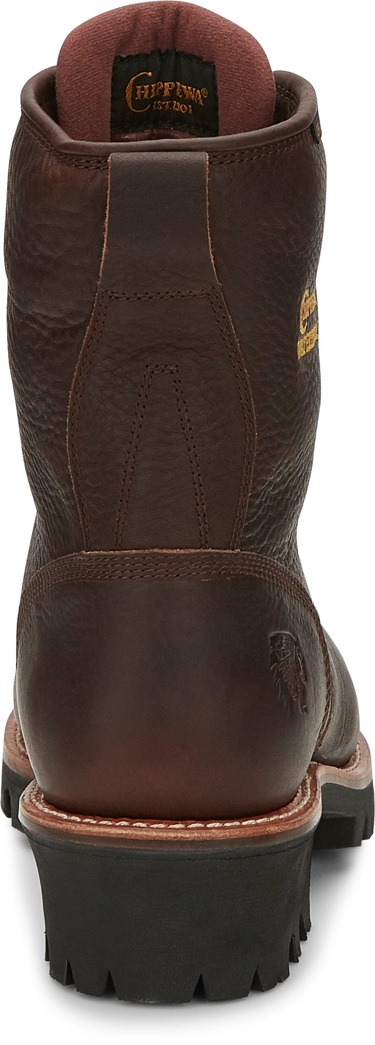 Chippewa Boots Boots Chippewa Men's Paladin Briar Brown Waterproof Insulated Steel Toe Logger Boots 73060
