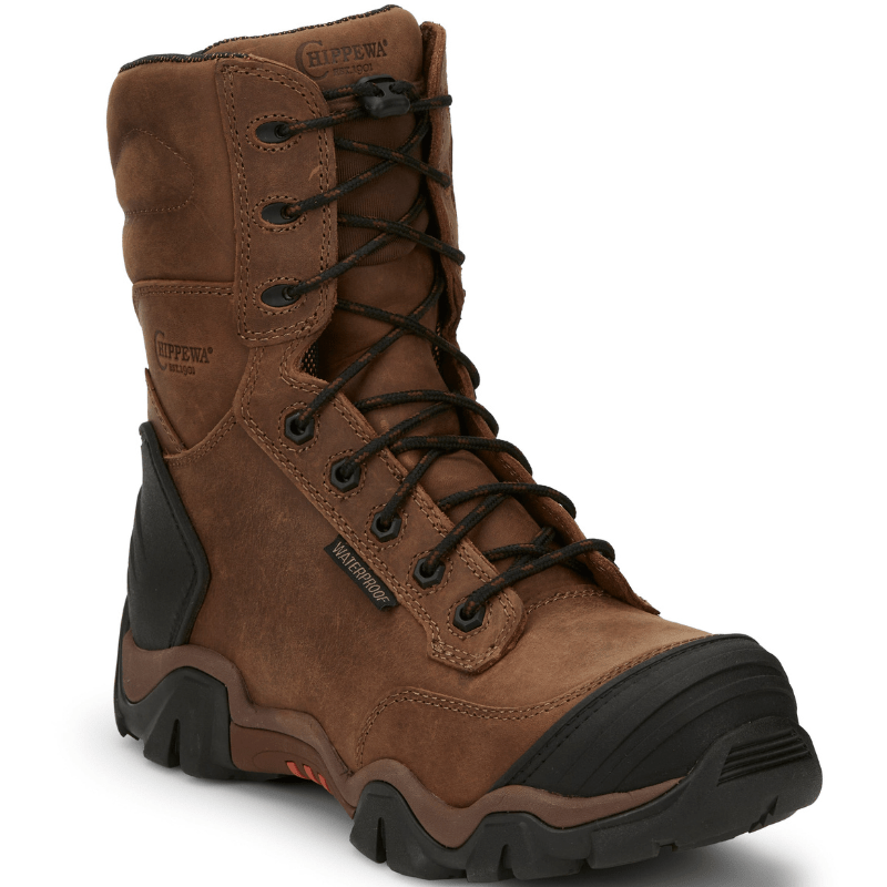 Chippewa Boots Chippewa Men's Cross Terrain Waterproof Nano Comp Toe Hiker Work Boots AE5013