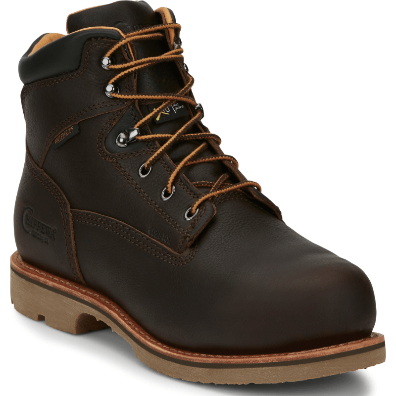 Chippewa Boots Chippewa Men's Serious+ Waterproof Comp Toe Met Guard Puncture-Resisting Work Boots 72301