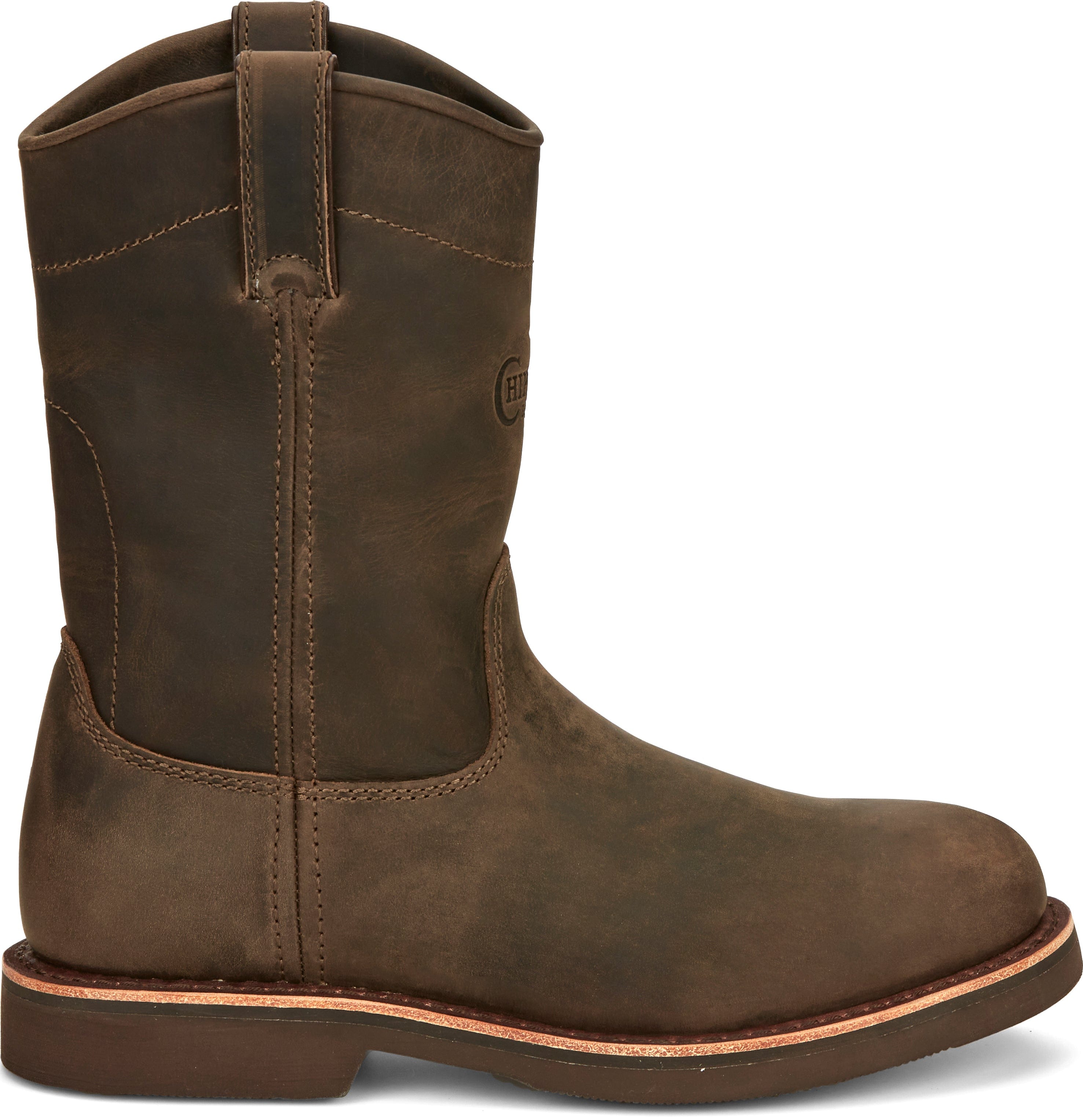 Chippewa Men's Classic 2.0 Brown Round Toe Western Boots NC2075