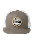 CINCH Hats Cinch Tan Flexfit High Profile Trucker Cap MCC0600613