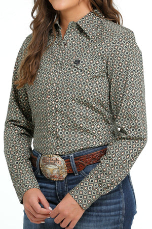 CINCH Ladies - Shirt - Woven - Long Sleeve - Button MSW9201044