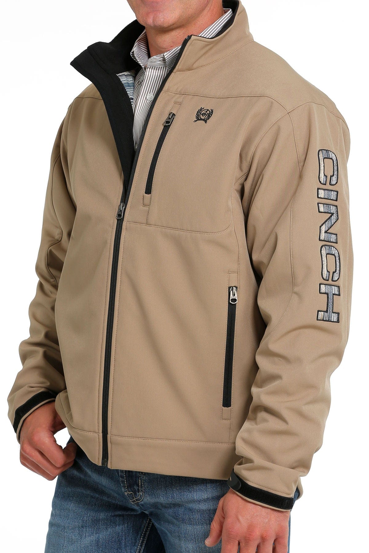 Cinch Men's Tan Softshell Lined Bonded Jacket MWJ1567008 - Russell's  Western Wear, Inc.