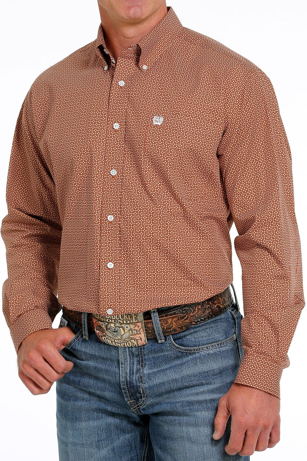CINCH Mens - Shirt - Woven - Long Sleeve - Button MTW1105610