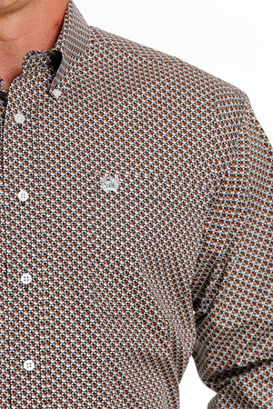 CINCH Mens - Shirt - Woven - Long Sleeve - Button MTW1105615