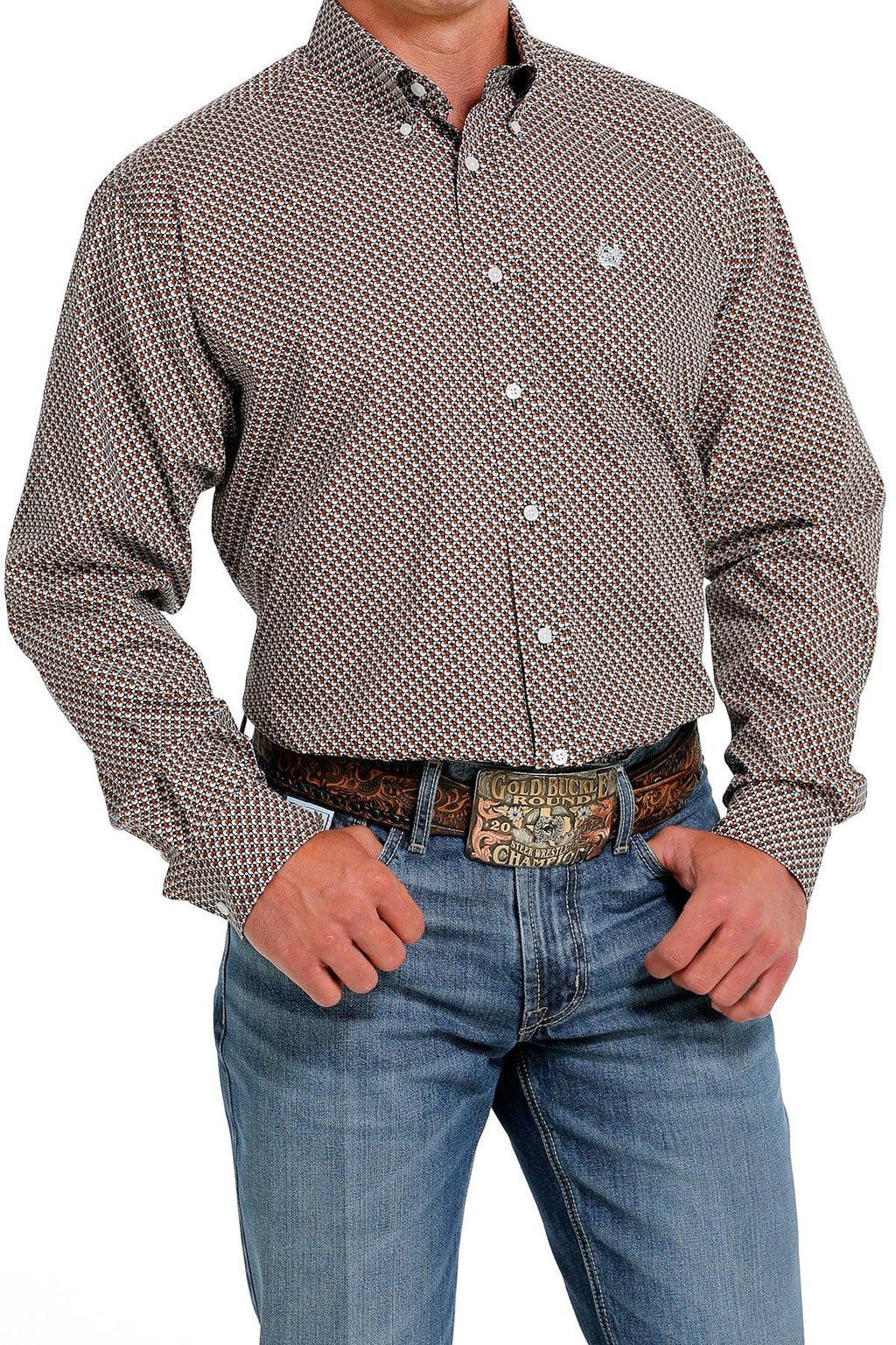 CINCH Mens - Shirt - Woven - Long Sleeve - Button MTW1105615