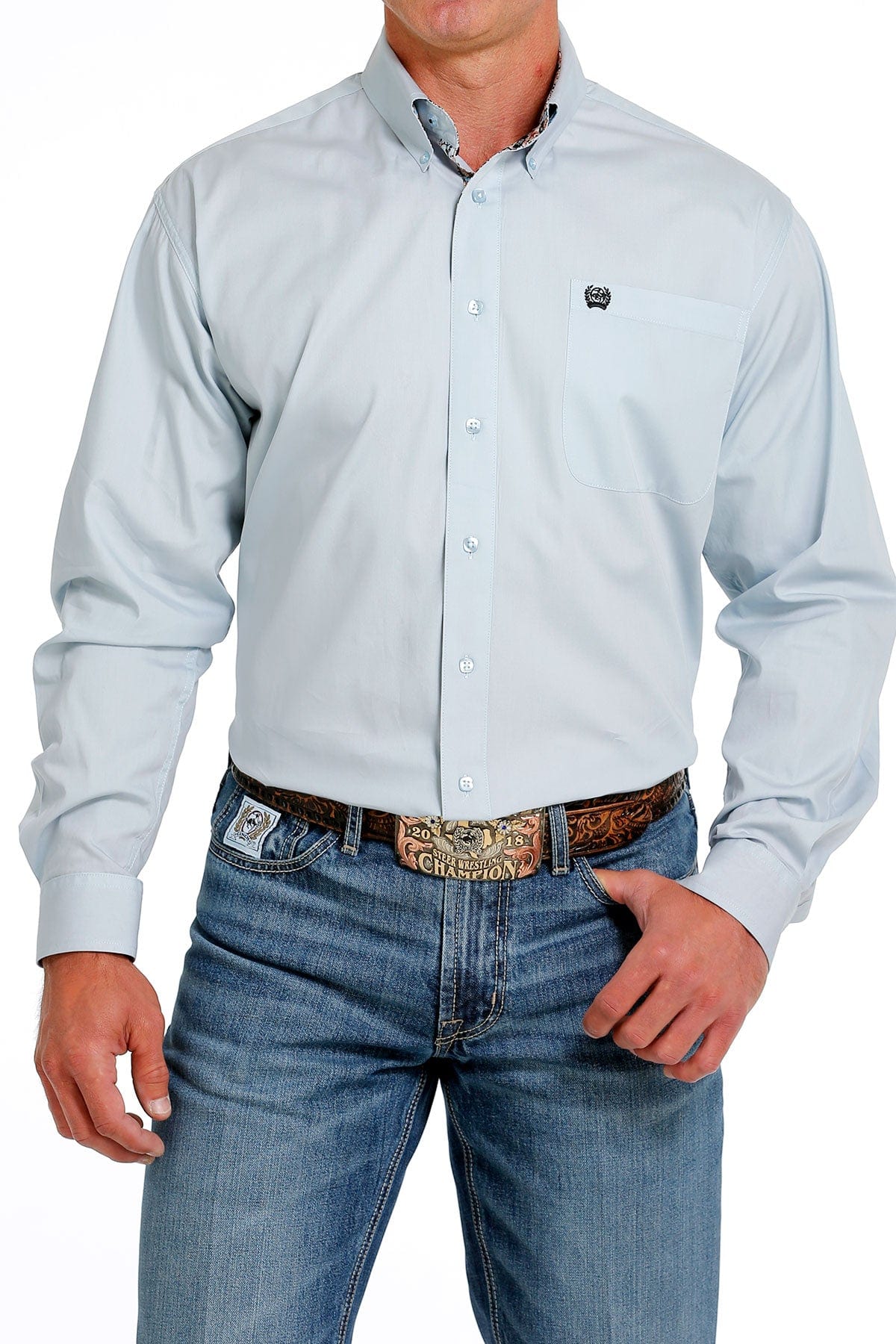 CINCH Mens - Shirt - Woven - Long Sleeve - Button MTW1105616