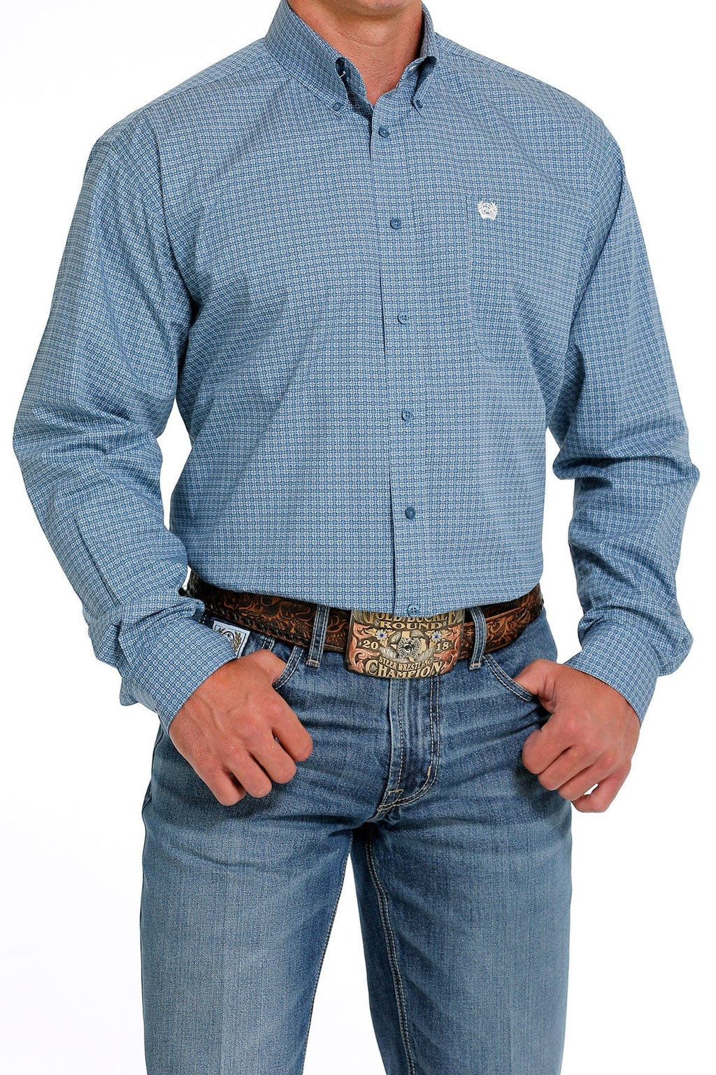 CINCH Mens - Shirt - Woven - Long Sleeve - Button MTW1105629