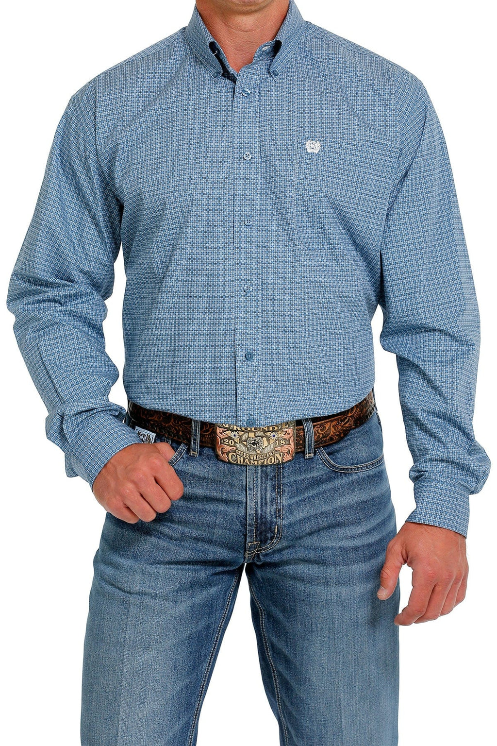 CINCH Mens - Shirt - Woven - Long Sleeve - Button MTW1105629