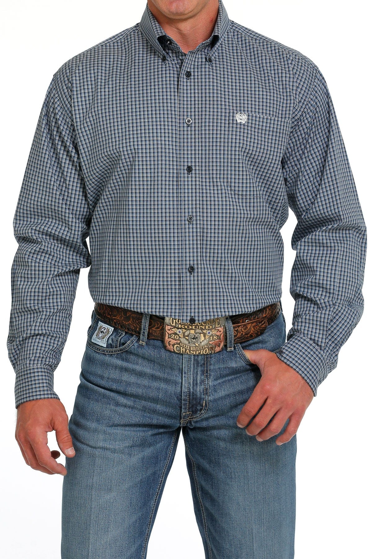 CINCH Mens - Shirt - Woven - Long Sleeve - Button MTW1105632