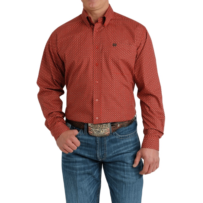 CINCH Mens - Shirt - Woven - Long Sleeve - Button MTW1105653