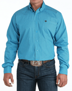 CINCH Shirts Cinch Men's Blue Geometric Button Down Western Shirt MTW1105956