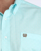 CINCH Shirts Cinch Men's Blue Geometric Button Down Western Shirt MTW1106062