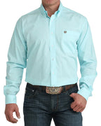 CINCH Shirts Cinch Men's Blue Geometric Button Down Western Shirt MTW1106062