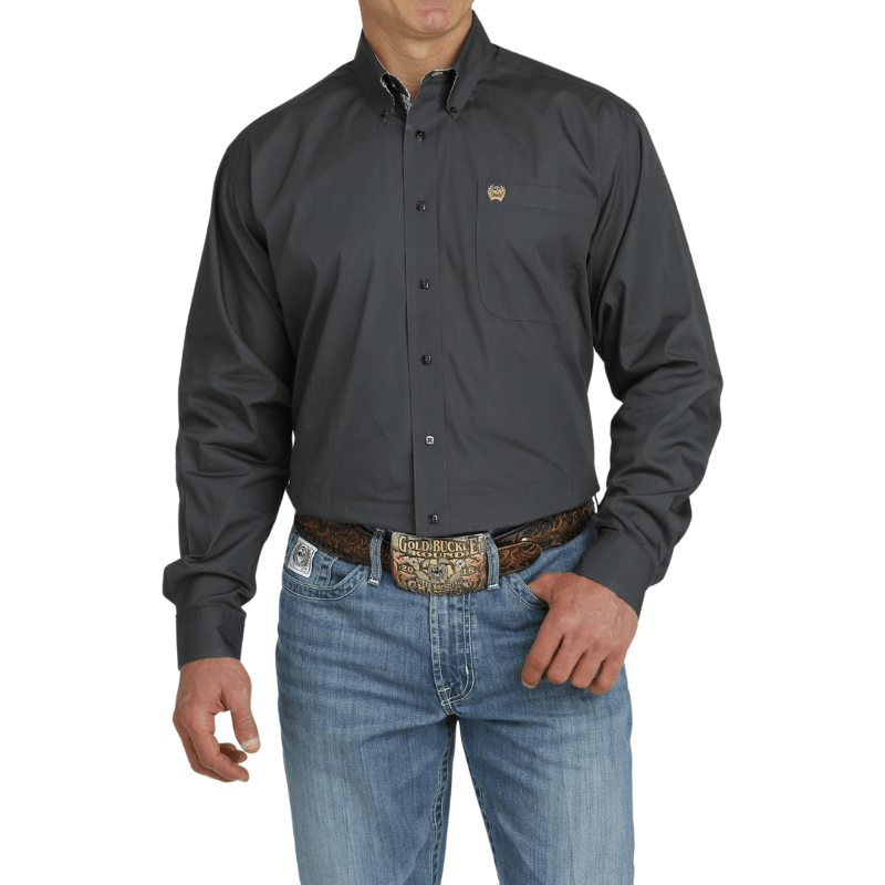 Gray cinch shirt discount