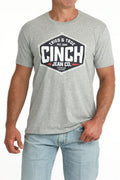CINCH Shirts Cinch Men's Gray Graphic T-Shirt MTT1690725