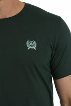 Cinch Shirts Cinch Men's Green Short Sleeve T-Shirt MTT1690606