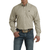 Cinch Shirts Cinch Men's Khaki Geometric Print Long Sleeve Button Down Western Shirt MTW1105719