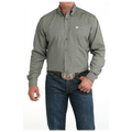 CINCH Shirts Cinch Men's Olive Green Print Long Sleeve Western Shirt MTW1105981
