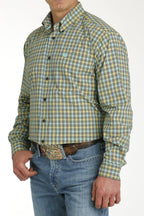 Cinch Shirts Cinch Men's Plaid Button Down Long Sleeve Western Shirt MTW1105755