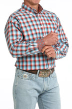 CINCH Shirts Cinch Men's Plaid Classic Fit Button Down Western Shirt MTW1106096