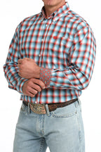 CINCH Shirts Cinch Men's Plaid Classic Fit Button Down Western Shirt MTW1106096