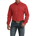 Cinch Shirts Cinch Men's Red Medallion Print Long Sleeve Button Down Western Shirt MTW1105727
