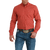 Cinch Shirts Cinch Men's Red Printed Long Sleeve Button Down Western Shirt MTW1347086