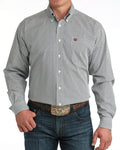 CINCH Shirts Cinch Men's White Geometric Button Down Western Shirt MTW1106050