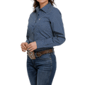CINCH Shirts Cinch Women's Blue Button Down Western Long Sleeve Shirt MSW9164192