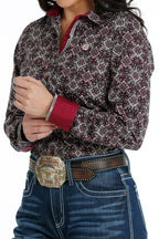 Cinch Shirts Cinch Women's Long Sleeve Button Down Western Shirt MSW9165042