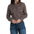 Cinch Shirts Cinch Women's Purple Long Sleeve Western Snap Shirt MSW9201045