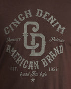 CINCH T-Shirt Cinch Men's Brown Graphic T-Shirt MTT1690716
