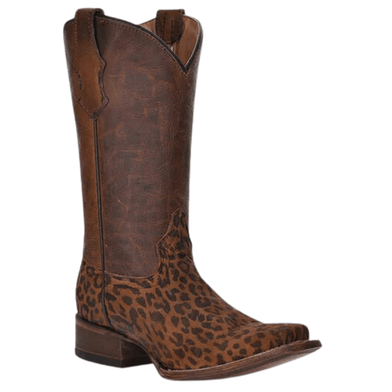 Tan leopard print boots Clearance