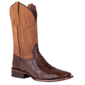 CIRCLE G BOOTS Boots Circle G Men's Brass/Yellow Ostrich Square Toe Western Boots L6059