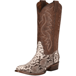 CIRCLE G BOOTS Boots Circle G Men's Python Embroidered Western Boots L5830