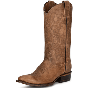 CIRCLE G BOOTS Boots Circle G Men's Tan Embroidery Round Toe Boots L5888