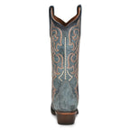 CIRCLE G BOOTS Boots Circle G Women's Blue Jean Embroidery Snip Toe Western Boots L5869