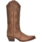 CIRCLE G BOOTS Boots Circle G Women's Cinnamon Embroidery Snip Toe Western Boots L6014