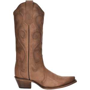 CIRCLE G BOOTS Boots Circle G Women's Cinnamon Embroidery Snip Toe Western Boots L6014
