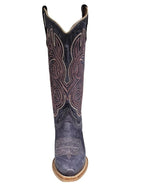 CIRCLE G BOOTS Boots Circle G Women's Lilac Embroidery Snip Toe Western Boot L6328