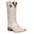 CIRCLE G BOOTS Boots Circle G Women's Pearl Cutout & Embroidery Square Toe Western Boots L6007