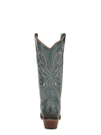 CIRCLE G BOOTS Boots Circle G Women's Triad Blue Embroidered Snip Toe Western Boots L8069