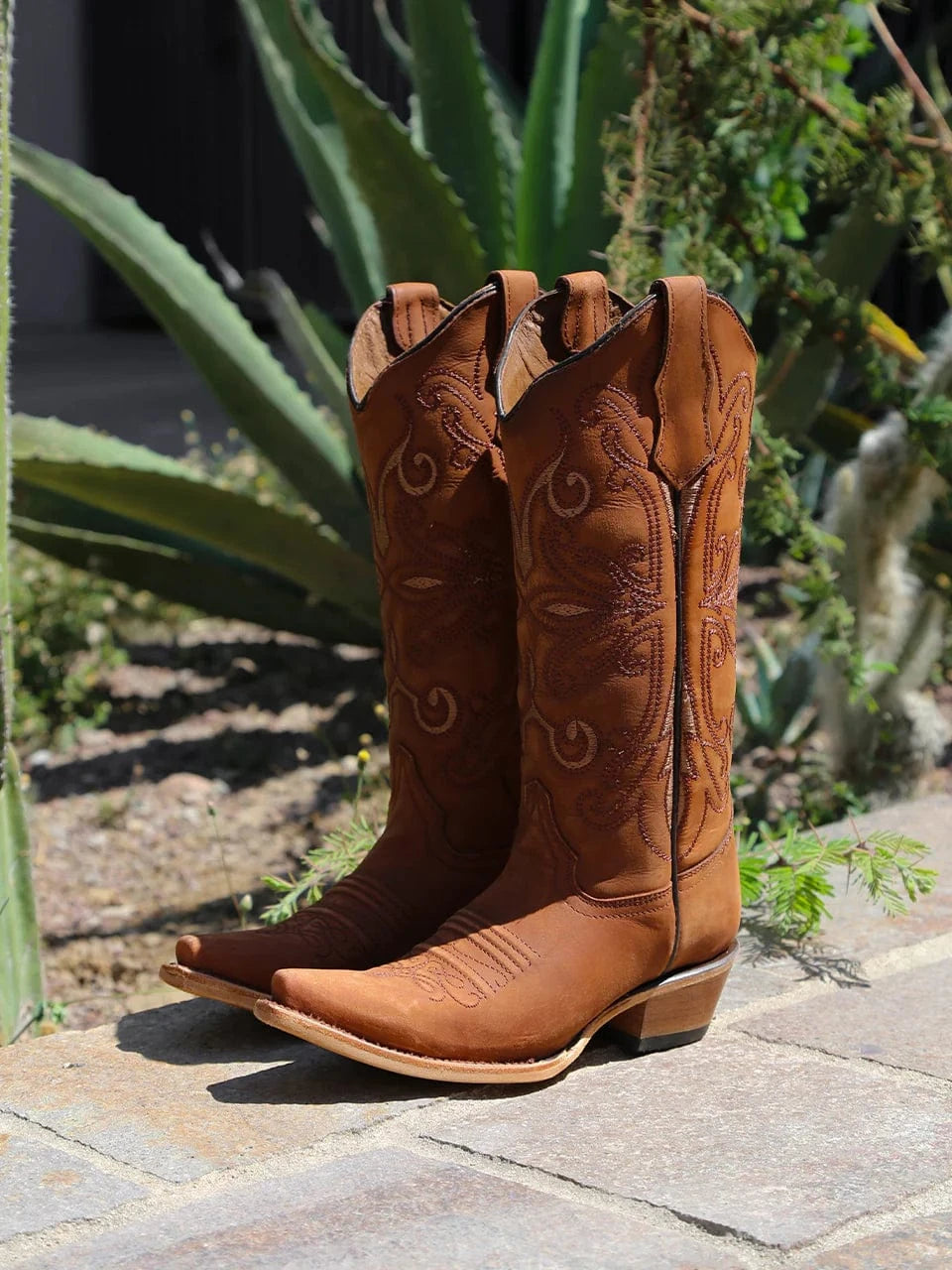 CIRCLE G BOOTS Boots Cirgle G Women's Embroidery Sherdon Snip Toe Western Boots6274