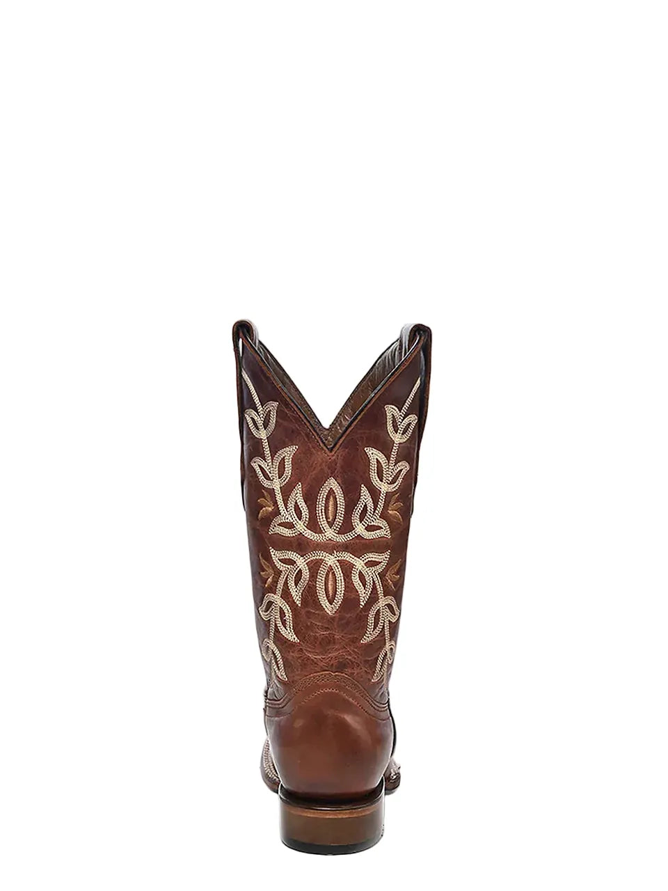 CIRCLE G BOOTS Boots Corral Women's Cognac Embroidered Square Toe Western Boot L2000