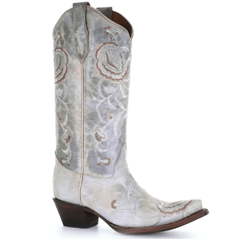 CORRAL BOOTS Boots Circle G Women's Aqua Floral Embroidery Western Boots L5711