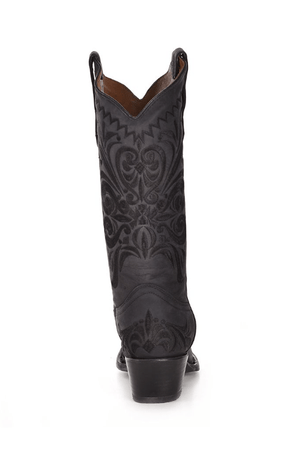 CORRAL BOOTS Boots Circle G Women's Black Filigree Embroidery Snip Toe Western Boots L5433